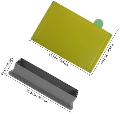Plastic Cutting Board Set with Non-slip Design Multi Functional Use