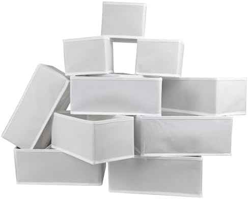 Fordonral 12 Pack Drawer Organizer Clothes, Foldable Fabric Dresser