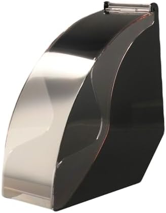 RichVibe Acrylic Coffee Filter Paper Holder Storage Box with Rotating