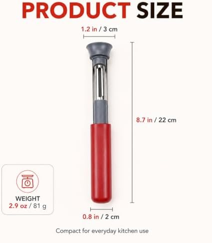 2 In 1 Apple Corer And Peeler Tool, Apple Peeler Corer Slicer All In