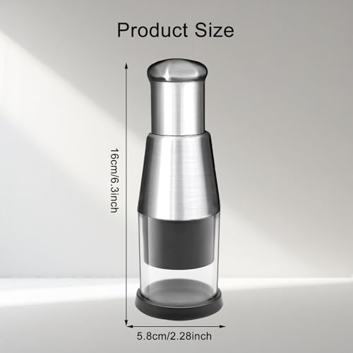 Manual Pressed Chopper, Stainless Steel, 1 PCS