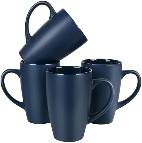 BYCNZB 20oz Extra Large Ceramic Tall Coffee Mugs Set for Coffee Tea