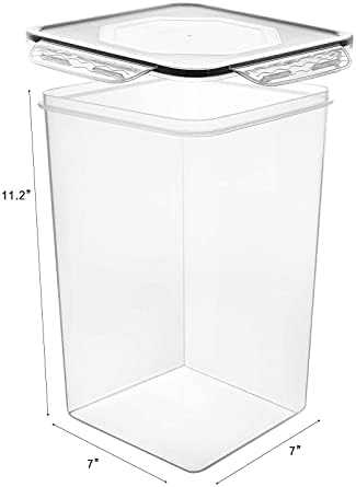 M MCIRCO Extra Large 4 Pack 6.5L Food Storage Containers