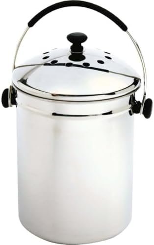 Norpro Grip EZ Stainless Steel Compost Keeper