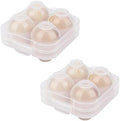 4 Girds E Holder Conggtainer, Plastic Egg Storage Box Shockproof