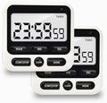 2Pack Digital Kitchen Timer with Clock