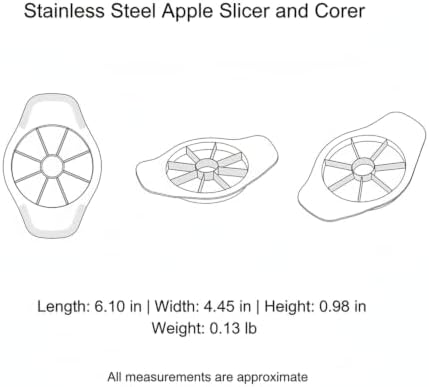 Kitchen Drawer Essential: Stainless Steel Apple Slicer and Corer for