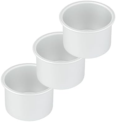 Restaurantware-Met Lux 4 x 3 Inch Straight-Sided Baking Tins, 12 Round