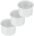 Restaurantware-Met Lux 4 x 3 Inch Straight-Sided Baking Tins, 12 Round
