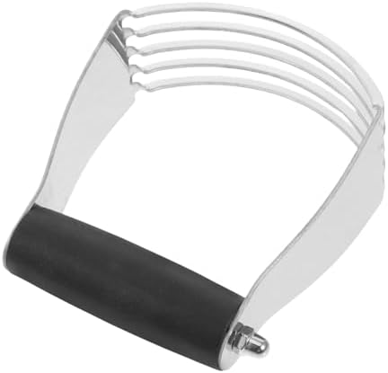 Stainless Steel Dough Blender Pastry Cutter with Blades and Scraper
