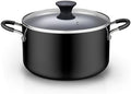 Cook N Home 6 Quart Non Stick Stock Pot with Lid, Large Pots for