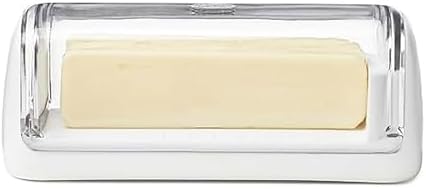 Chef’n Slice'n Store Butter Dish with Built-In Slicer Lid – Fits Long