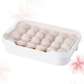 Egg Storage Box PP Plastic Egg Tray Lid for Refrigerator Storage