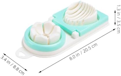 Dual Head Egg Slicer Tool Green for Household Meal Prep