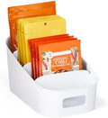 YouCopia ShelfBin Packet Organizer, 4-Tier Stairstep Raised Divided