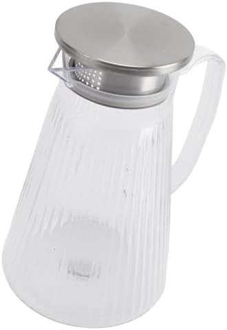 1500ml Water Pitcher, Clear Acrylic Beverage Pitcher, Glass Style Jug