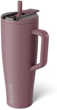BrüMate Era Flip 40oz Tumbler with 100% Leakproof Covered Straw Lid