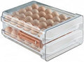 Drawer-Type Egg Holder With Time Marker