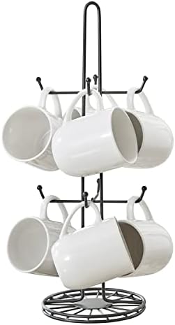 Spectrum Yumi Coffee Cup Holder Rack for Kitchen Countertop & Coffee