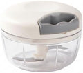 17 fl oz Manual Food Chopper, Pull-String Prep Tool for Garlic and