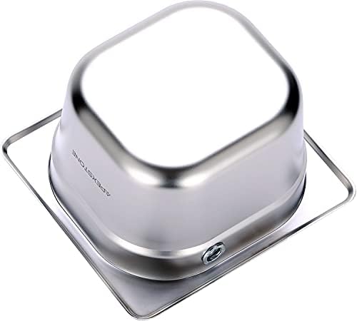 Coffee Knock Box Stainless Steel, 6.9 Inch Espresso Knock Box for