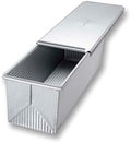 USA Pan Bakeware Pullman Loaf Pan With Cover, 9 x 4 inch, Nonstick &