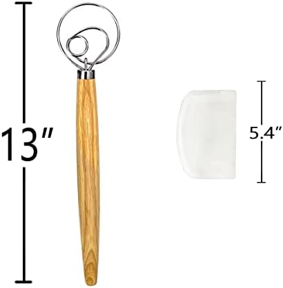 Danish Dough Whisk, Sourdough Tools For Bread Mixer,Sourdough Starter