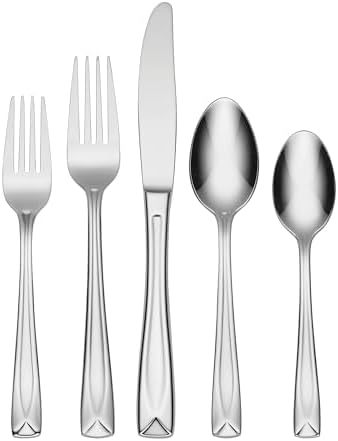 Oneida Lincoln 20-Piece 18/0 Silverware Set for 4, Flatware