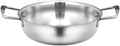 Paella Pan Cooking Pan Skillet Pan Stainless Steel 9.4 Inches for