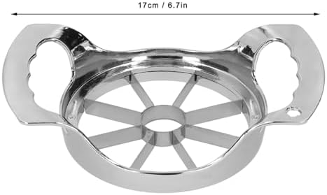 Stainless Steel Fruit Cutter, Multifunction Apple Core Slicer with