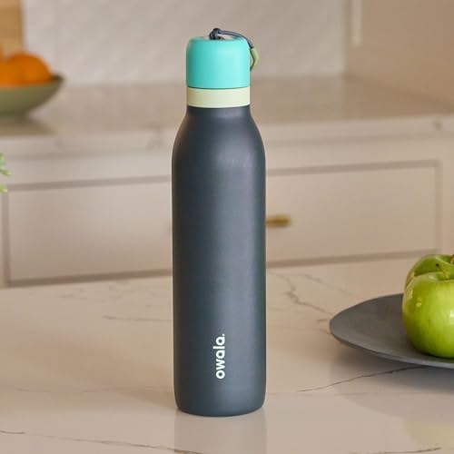 Owala FreeSip Twist Stainless Steel Water Bottle 24 oz Foggy Tide