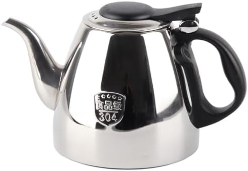 1.5L Enamel Tea Pot, Stainless Steel