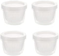 4 Pack Onion Keeper Onion Saver Storage Container 2 Layer with