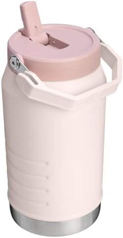 STANLEY IceFlow Flip Straw 2.0 Jug, 64 oz, Rose Quartz