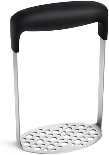 Potato Masher Stainless Steel Durable Non-break Handle Rust-proof