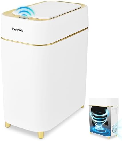 Pukomc 2.3 Gallon Automatic Sensor Trash Can