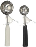 uxcell 2pcs Stainless Steel Ice Cream Scoop with Trigger, Cookie Scoop