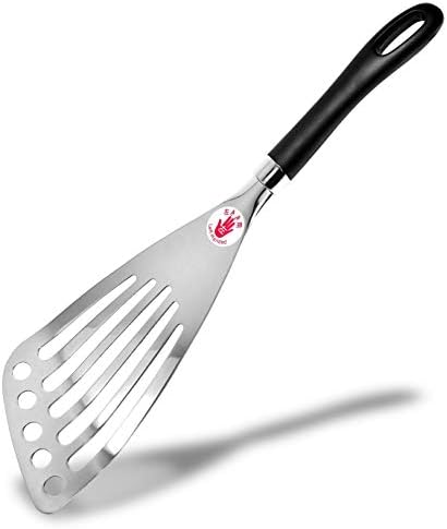 Left Handed Fish Spatula Stainless Steel Egg Flipper 12”