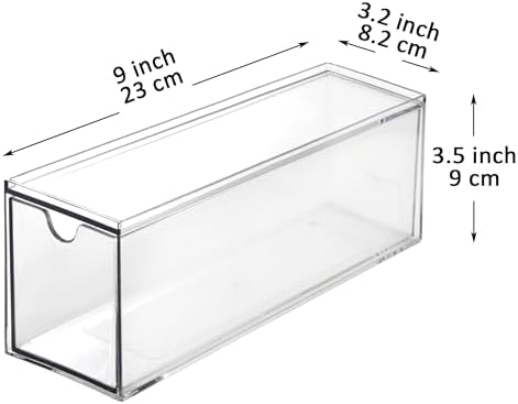 Youngever 3 Drawers Plastic Kitchen Pantry Stackable Storage