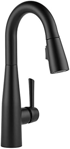 Delta 9913-BL-DST Essa Matte Black Bar Sink Faucet