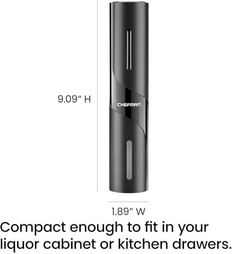Chefman Electric Wine Opener Makes Opening Bottles Fast, Foolproof