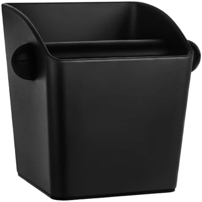 IAOSEN Espresso Knock Box Square High Side Wall Splash Prevention