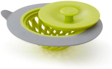 Full Circle Catch & Close Sink Strainer, Green