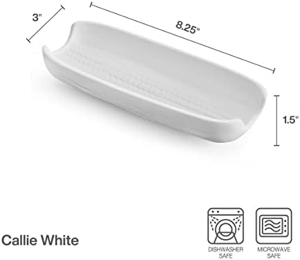 Pfaltzgraff Callie Stoneware Corn Dishes, Set Of 4, White