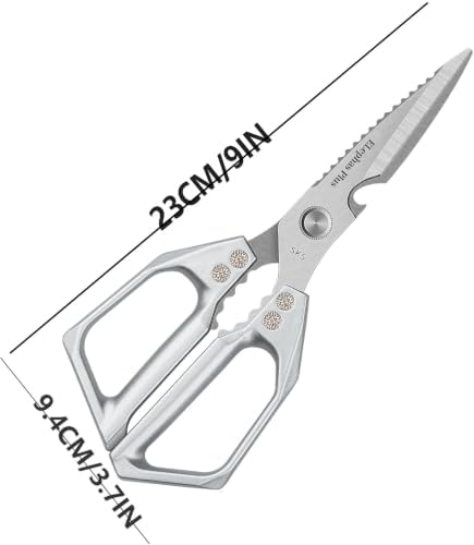 Ultra Sharp Kitchen Scissors, Kitchen Shears Heavy Duty for Meat &