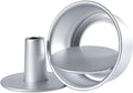 Tosnail 3 Pieces 6 Inches Aluminum Angel Food Cake Pan Round Cake Pan