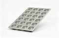 TOPKITCHEN Commercial 24 Cup Glazed Aluminized Steel Muffin Pan