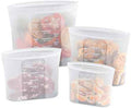 Bangp Premium Silicone Reusable Food Storage Bags,4 Pack