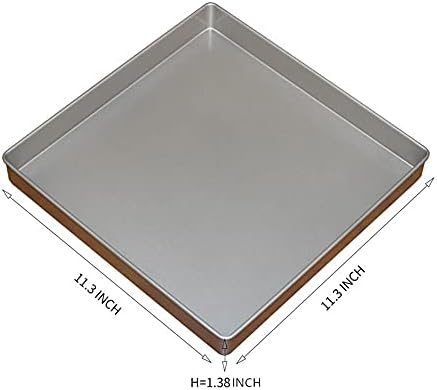 Nonstick Square Baking Pan, 11x11 Inch Carbon Steel Cake Baking Sheet