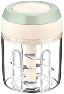 Chop Garlic and Herbs Manually with Pull-String Food Chopper